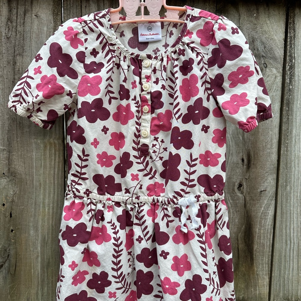 Hanna Andersson cotton floral dress